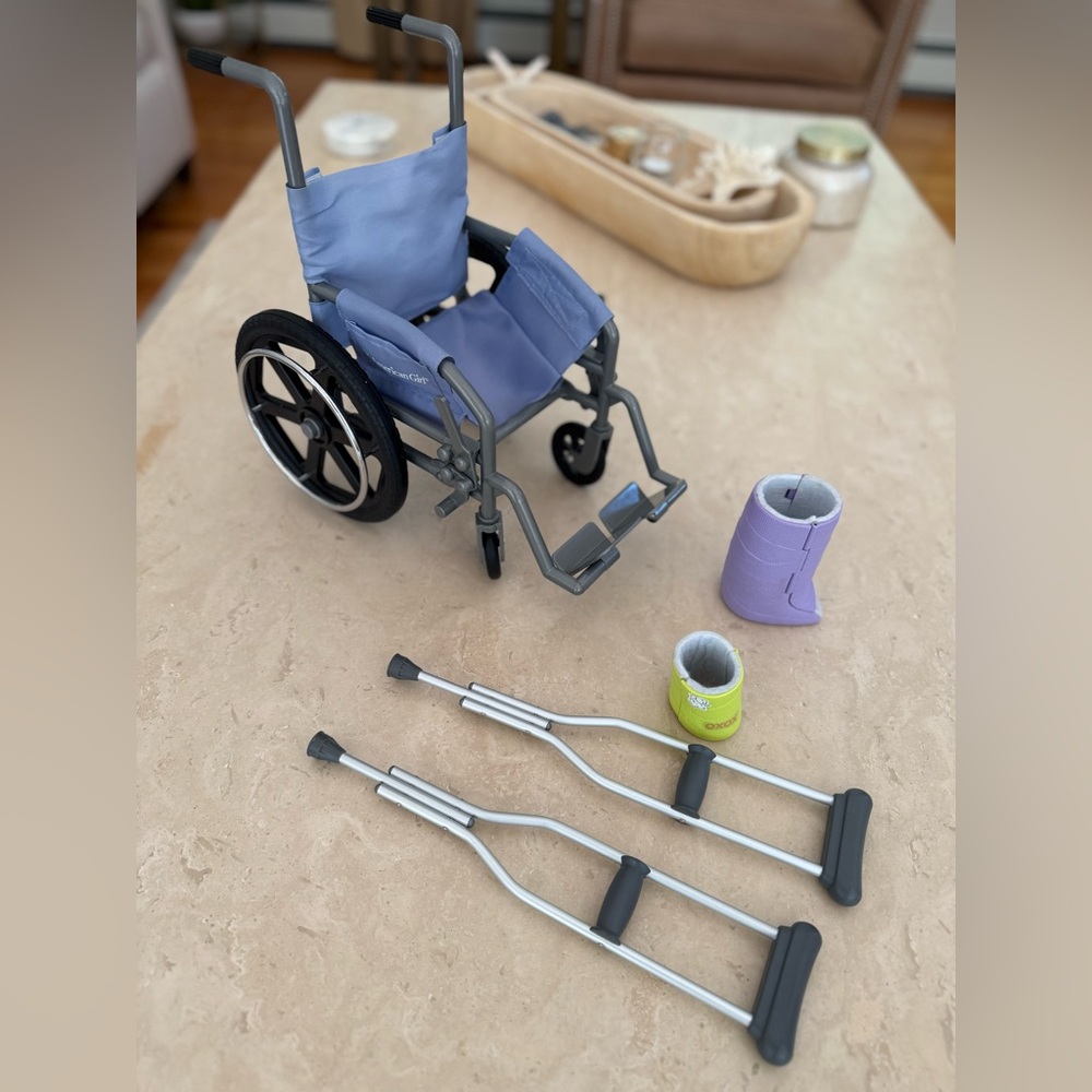 American Girl Doll Wheelchair Set